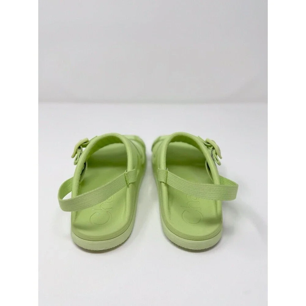 Chaco Chillos Kids Sandals Green Slip On Water Sport Outdoor Waterproof Size 4